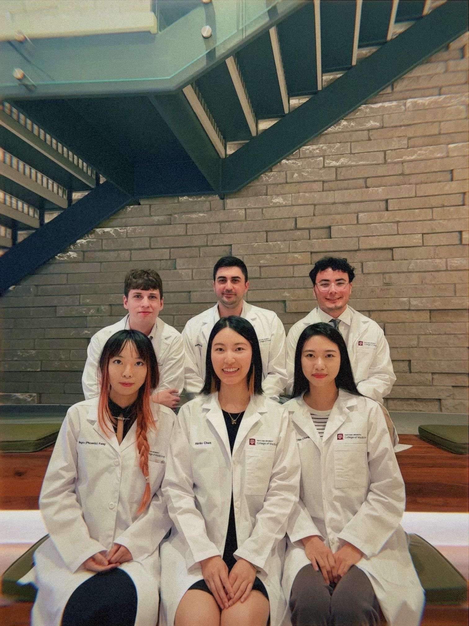 Group of students at the 2025 Lab Coat Ceremony at Texas A&M Health